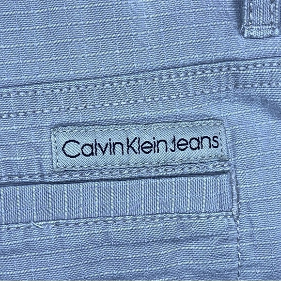 SIZE 2 CALVIN KLEIN GREIGE GREY BEIGE KHAKI SHORTS LIGHTWEIGHT - Picture 5 of 9
